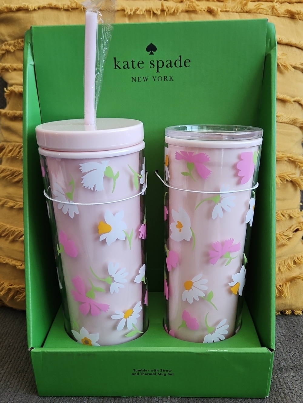 Kate Spade Tumbler Set - NWT / NIB
